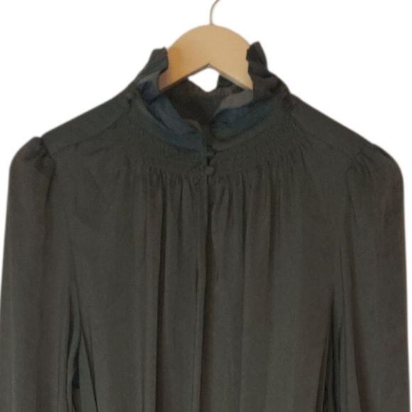 BANANA REPUBLIC FIT-AND-FLARE MIDI DRESS, size M - Picture 3 of 13